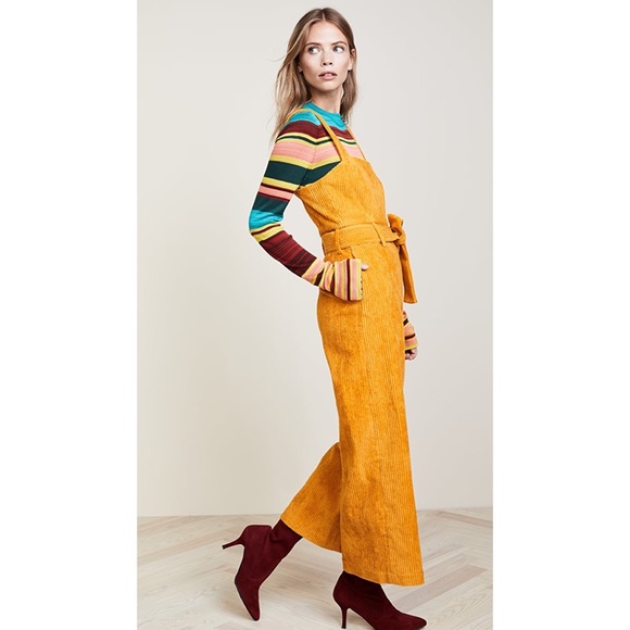 REPOSH Mara Hoffman Idola Jumpsuit in Mustard (fits a size 2) - Picture 7 of 8